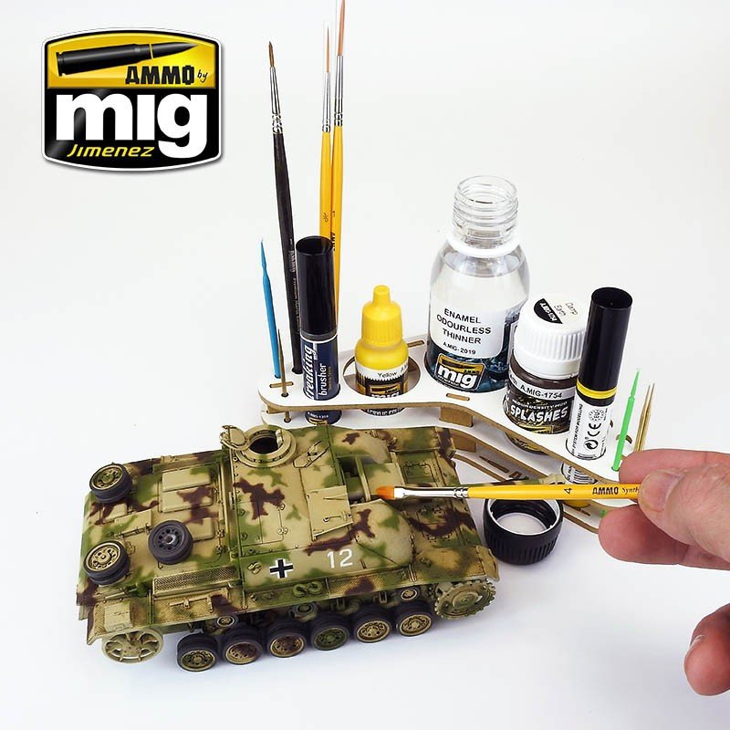 AMMO of Mig Jimenez 8028 BOOMERANG ORGANIZER (storage) – obrázek 3