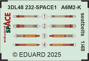 Eduard 3DL48232 A6M2-K seatbelts SPACE EDUARD 1/48 – Bild 3