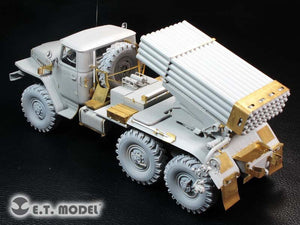 ET Model E35-191 Russian BM-21 Grad Multiple Rocket Launcher (For TRUMPETER 01013) (1/35) – immagine 5