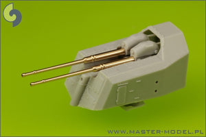Master SM-200-007 German battleship Bismarck - secondary and heavy AA armament barrels - 15cm (12 pcs), 10.5 cm (16 pcs) – Bild 5
