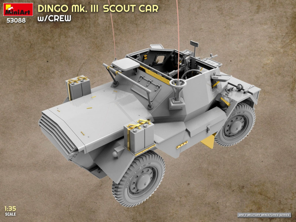MiniArt 53088 DINGO Mk. III SCOUT CAR w/CREW 1/35