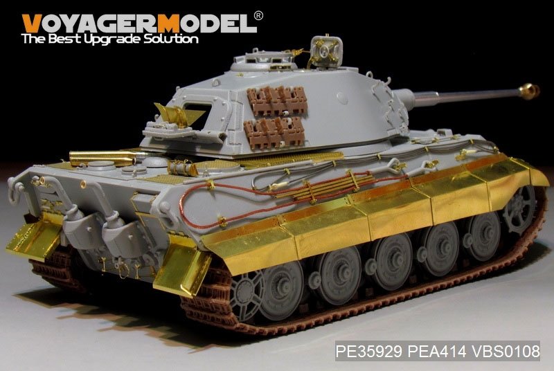Voyager Model PE35929 WWII German King Tiger (Porsche Turret) For HOBBYBOSS 84530 1/35 – zdjęcie 6