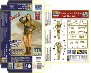 Master Box 24087 Pin-Up Series. "All the Way!" 1/24