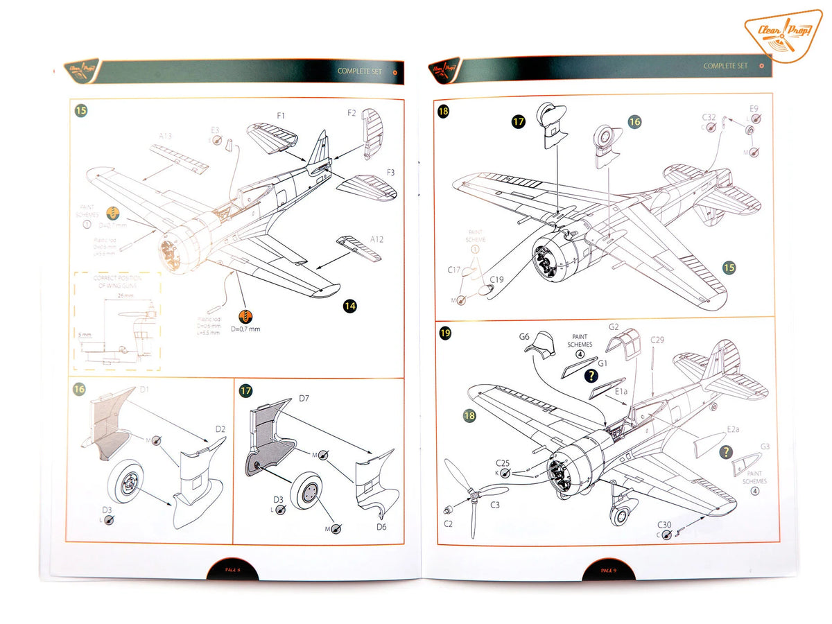 Clear Prop! CP72029 H-75M Hawk 1/72 – obrázek 27