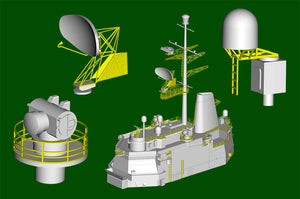 Trumpeter 05635 French Navy Helicopter Cruiser Jeanne dArc 2008 1/350 – image 15