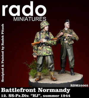 RADO Miniatures RDM35003 Battlefront Normandy 12. SS Pz.Div. &amp;quot;HJ&amp;quot; summer 1944 (two figures) 1/35