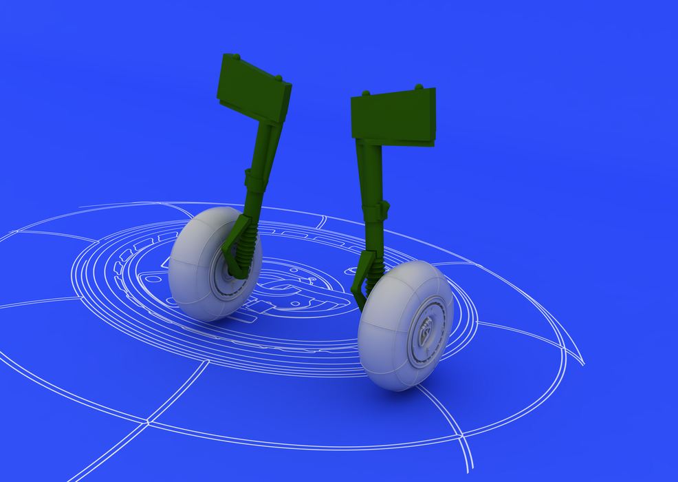 Eduard 672013 Bf 110G wheels 1/72 (EDUARD) – image 3
