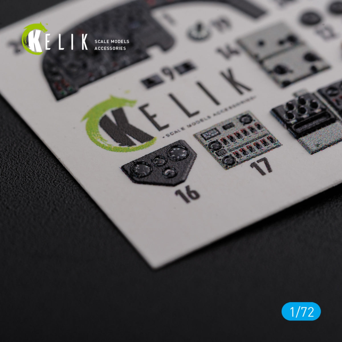 KELIK K72107 KI-21 interior 3D decals for ICM kit 1/72 – image 5