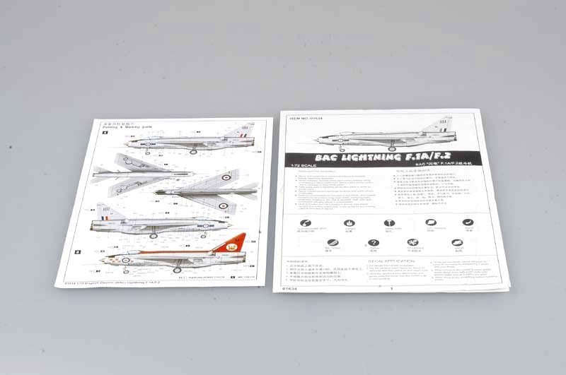 Trumpeter 01634 English Electric (BAC) Lightning F.1A/F.2 1/72 – Bild 4