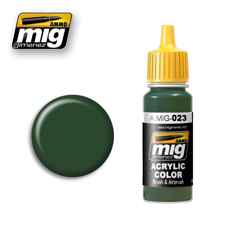 Munitions de Mig Jimenez 0023 VERTES PROTECTRICES