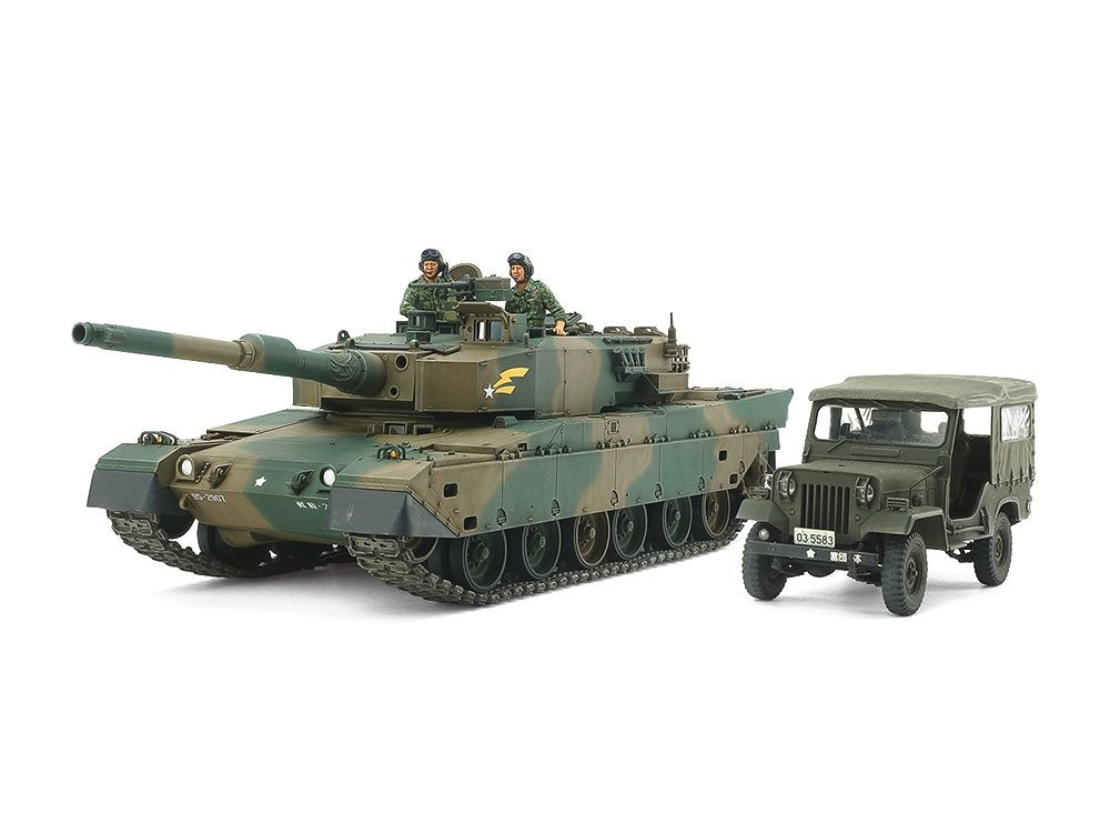 Tamiya 25186 JGSDF Type 90 Tank, Type 73 Light Truck Set 1/35 – image 2