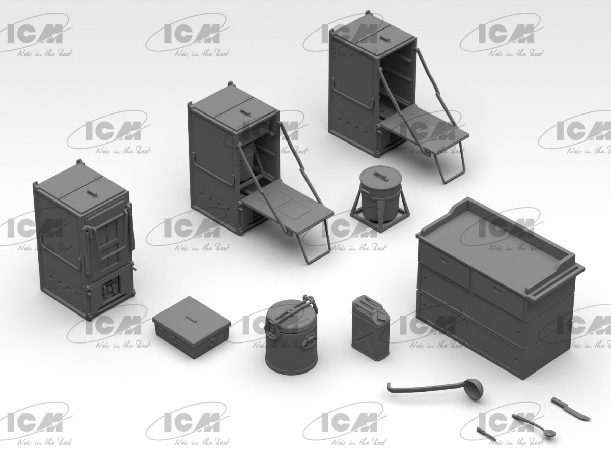 ICM 35587 WWII US Army Kitchen Truck 1/35 – immagine 7