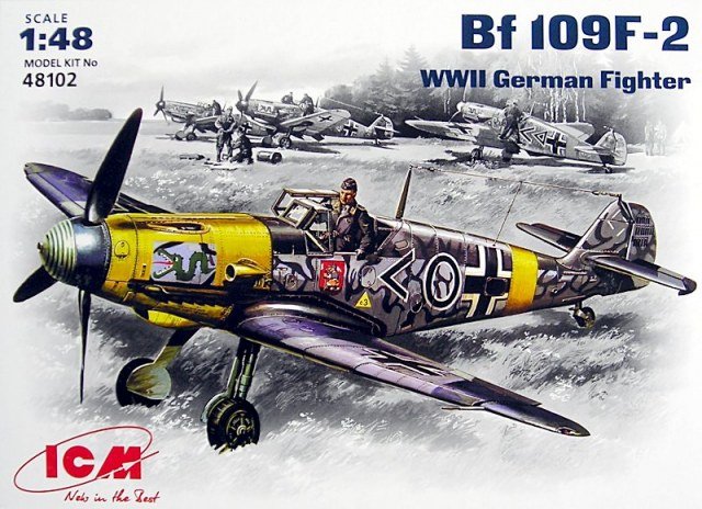 ICM 48102 Bf 109F-2 WWII German Fighter 1/48