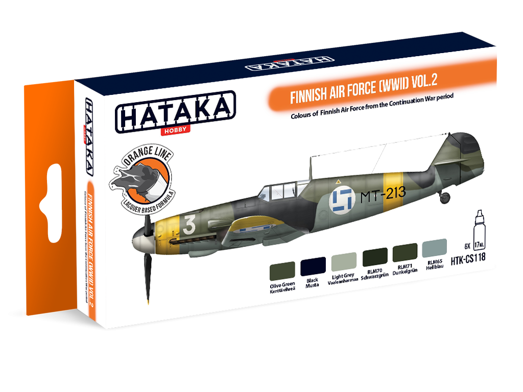 Hataka HTK-CS118 Force aérienne finlandaise (Seconde Guerre mondiale) Vol. 2 6x17ml