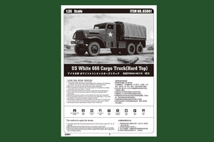 Hobby Boss 83801 US White 666 Cargo Hard Top 1/35 – imagen 2