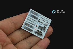 Quinta Studio QD+72178 Su-27UB 3D-Printed &amp;amp; colored Interior on decal paper (Trumpeter) (with 3D-printed resin part) 1/72 – Bild 5