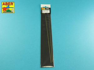 Aber HR-10 Brass hexagonal rods 1.0mm length 245mm x2 pcs. – Bild 2