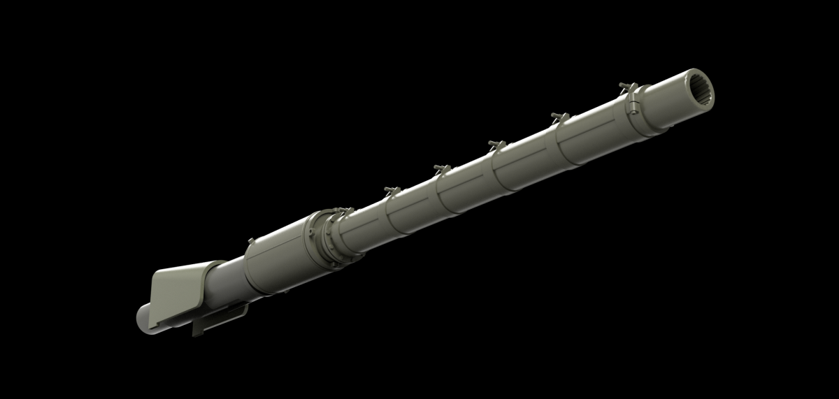 Panzer Art GB35-145 M68 Gun barrel for IDF Merkava 2B&amp;amp;D MBT 1/35 – image 3