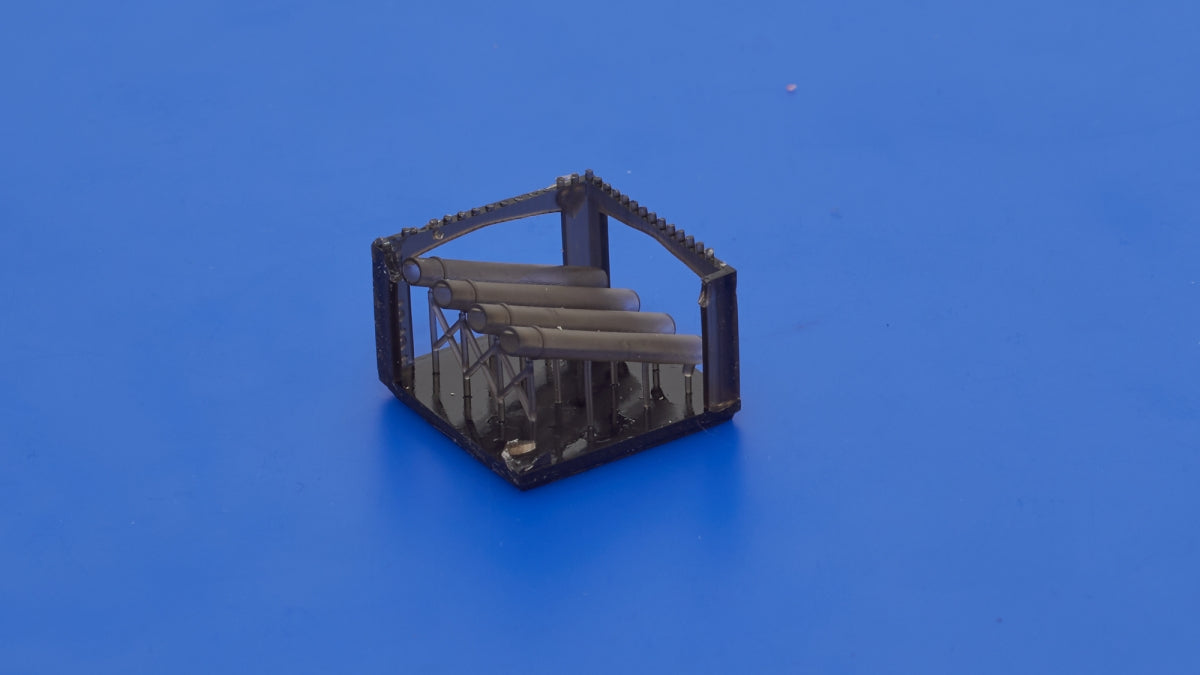 Omask 104813 Hs 129 Exhausts (for Hasegawa/Hobby 2000) 3D print 1/48 – image 3