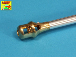 Aber 16L-08 Early muzzle brake for the barrel used on the early version of the Tiger I, King Tiger tank (Porsche turret) / Early muzzle brake used on German 8.8cm barrel Tiger I - early and Tiger II (Porsche turret) 1/16 – image 6