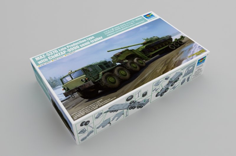 Trumpeter 01065 MAZ-537G Late Production type with ChMZAP-9990 semi-trailer 1/35 – obrázek 2