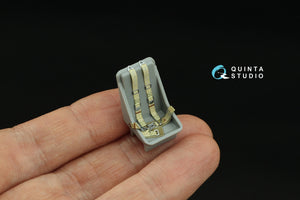 Quinta Studio QR+32033 WWII Luftwaffe fighter seatbelts (with metal buckles) (All kits) 1/32 – obrázek 7