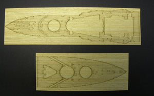Pontos 35027WD1 HMS Warspite Wooden Deck set 1943 1/350