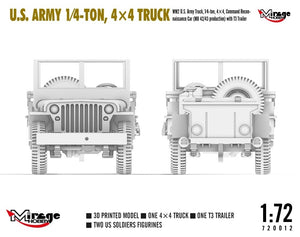 Mirage Hobby 720012 US ARMY 1/4‑TON, 4×4 TRUCK 1/72 – Bild 8