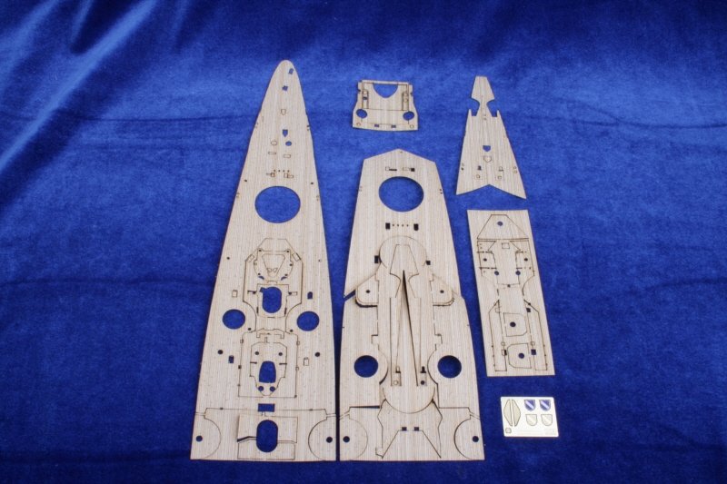 MK1 Design MD-35015 Scharnhorst Wooden Deck DRA 1/350 – Bild 2