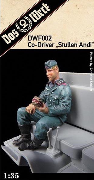 Das Werk DWF002 Co-Driver Figure "Stullen Andi" 1/35