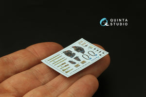 Quinta Studio QD72083 Me 163 3D-Printed &amp;amp; colored Interior on decal paper (Academy) 1/72 – Bild 4
