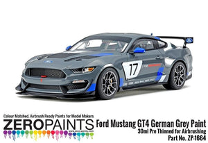 Zero Paints 1664 Ford Mustang GT4 German Gray 30 ml – Bild 2