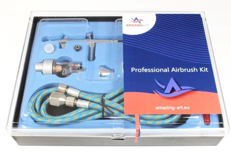 Amazing Art Airbrush AA-183K 15641 set - nozzles 0.2 mm, 0.3 mm, 0.5 mm