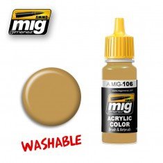 AMMO de Mig Jimenez 0106 SABLE LAVABLE (RAL 8020) 