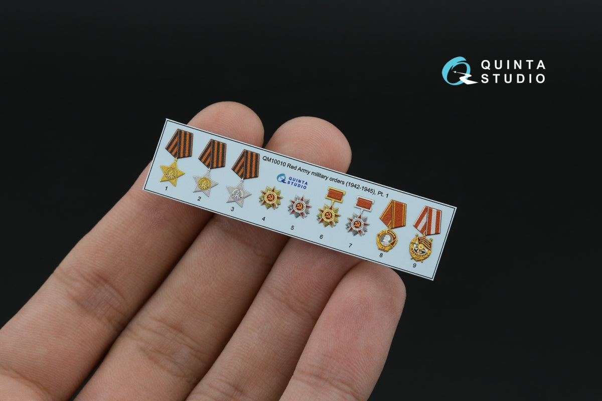 Quinta Studio QM10010 Red Army military orders (1942-1945) pt.1 1/10 – obrázek 5
