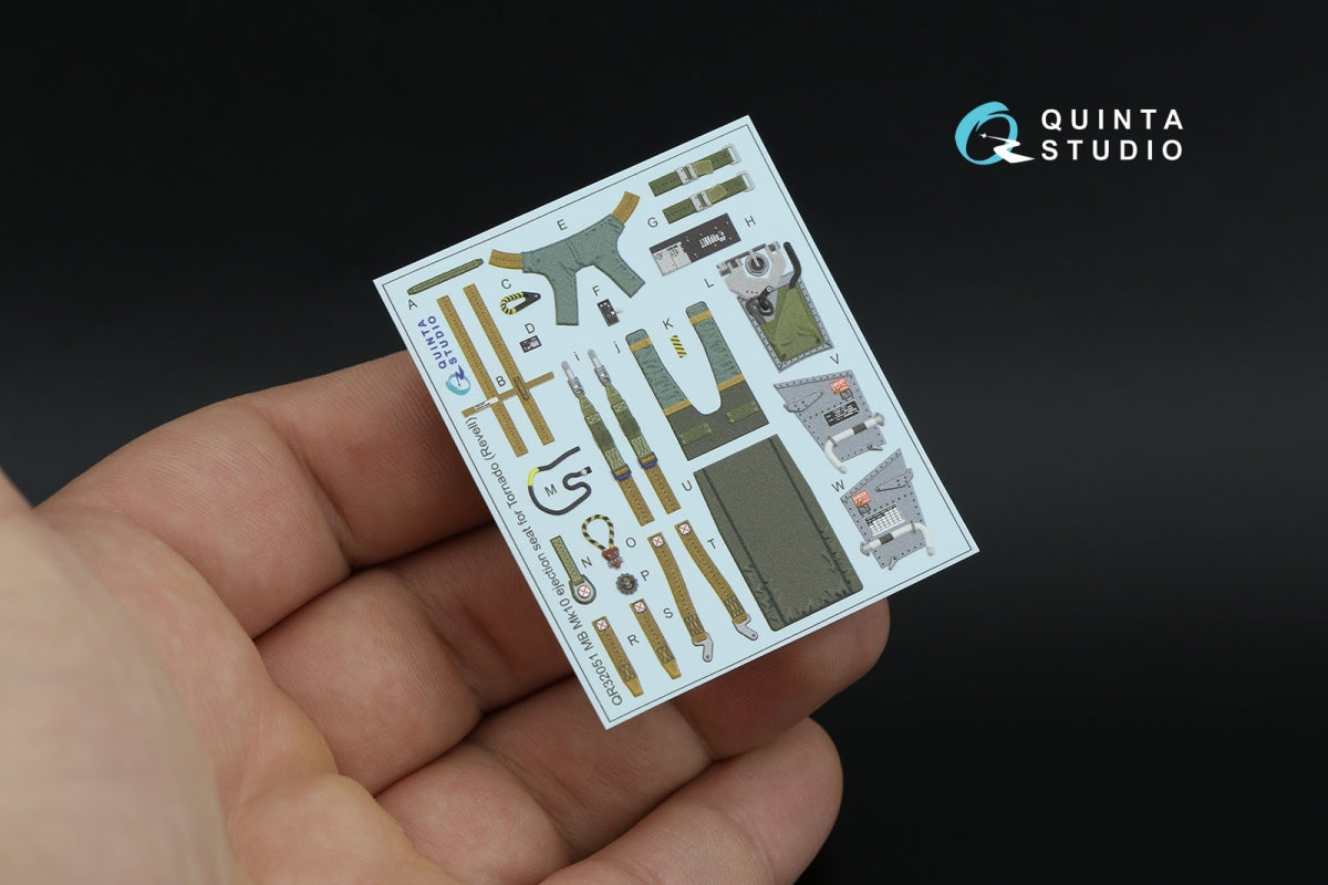 Quinta Studio QD+32262 Tornado IDS German 3D-Printed &amp; coloured Interior on decal paper (Revell) (with 3D-printed resin parts) 1/32