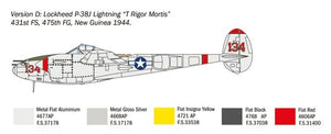 Italeri 1446 P-38J Lightning 1/72 – Bild 8