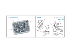Quinta Studio QT48039 I-16 type 5, Exhaust pipes (Zvezda) 1/48 – immagine 2