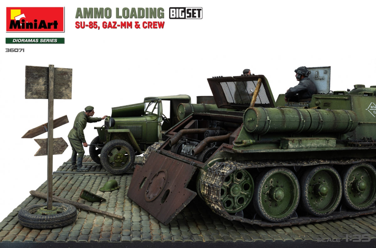 Miniart 36071 AMMO LOADING. SU-85, GAZ-MM and CREW. BIG SET 1/35 – image 7