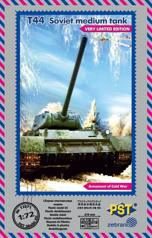 Collected 72071 T-44 Soviet Medium Tank 1/72