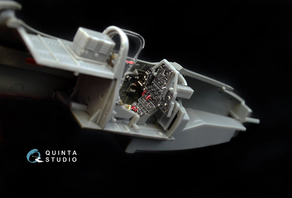 Quinta Studio QD48034 P-39Q/N 3D-Printed &amp;amp; coloured Interior on decal paper (for Hasegawa kit) 1/48 – zdjęcie 5