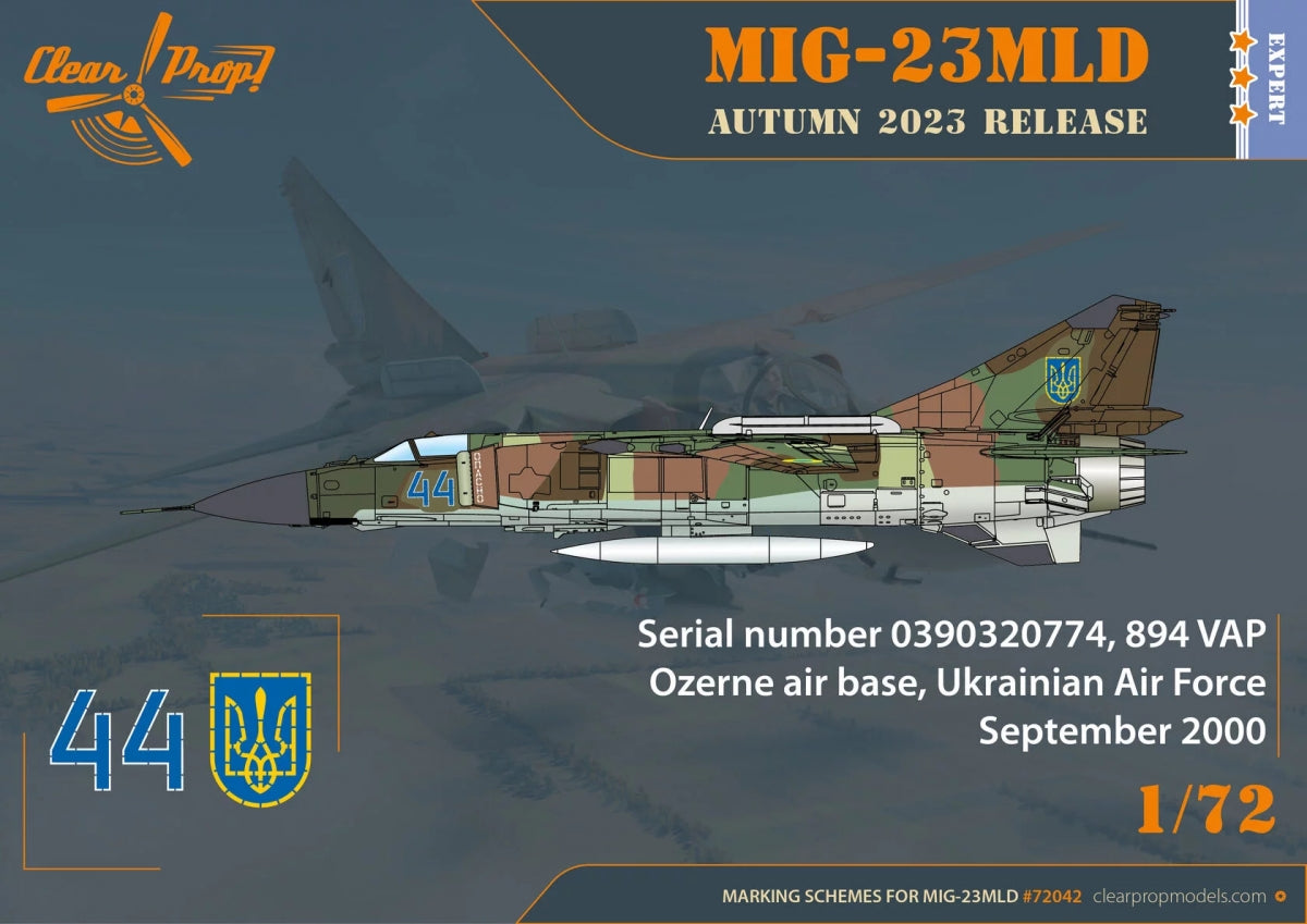 Clear Prop! CP72042 MiG-23MLD The last Ukrainian Flogger-К EXPERT KIT 1/72 – Bild 5