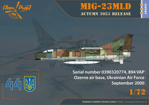 Clear Prop! CP72042 MiG-23MLD The last Ukrainian Flogger-К EXPERT KIT 1/72 – Bild 5