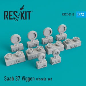RESKIT RS72-0113 SAAB 37 &amp;quot;VIGGEN&amp;quot; WHEELS SET 1/72