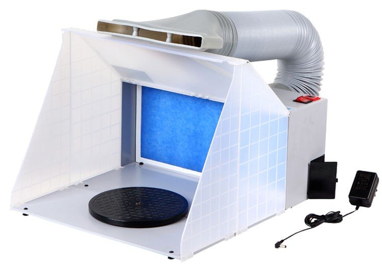 Fine Art FA-670 Spray Booth w/LED DC / Spray booth with LED lighting