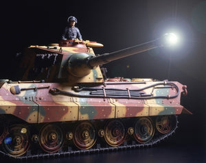 Tamiya 56018 R/C GERMAN HEAVY TANK TYPE VI KING TIGER PRODUCTION TURRET FULL-OPTION COMPLETE KIT 1/16 – image 6