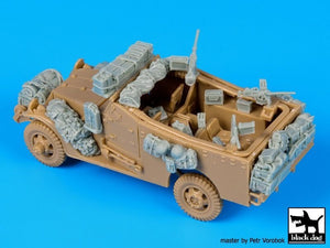 Ensemble d&amp;#39;accessoires pour voiture de reconnaissance Black Dog T72074 M3 Scout, compatible avec Italeri au 1/72  – image 4