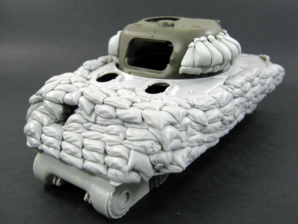 Panzer Art RE35-139 Heavy sand armor for M4A1 tank (Early hull) 1/35 – imagen 2
