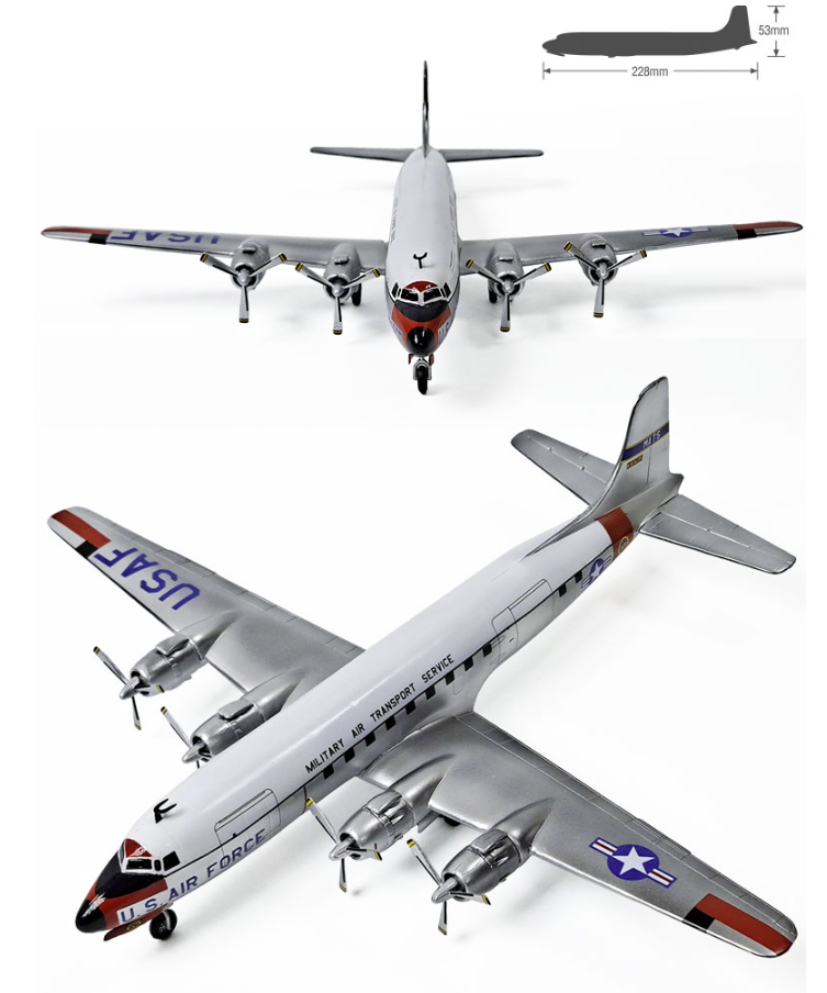 Academy 12634 USAF C-118 Liftmaster 1/144 – immagine 7