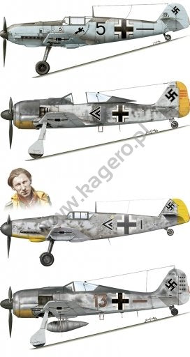 Kagero 97006 JG 26 Jagdeschwader &amp;quot;Schlagater&amp;quot;(decals) EN – image 2